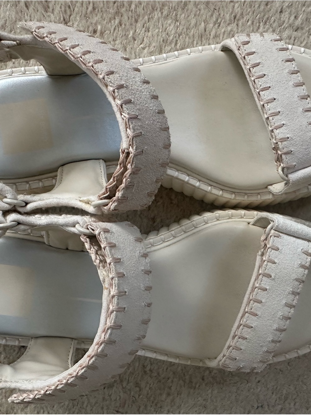Dolce Vita Women's Light Beige Strappy Sandals